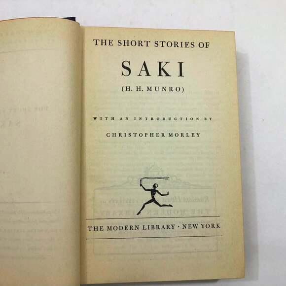 The Short Stories of SAKI Modern Library Copyright 1930 HB DC Vintage - Picture 9 of 12